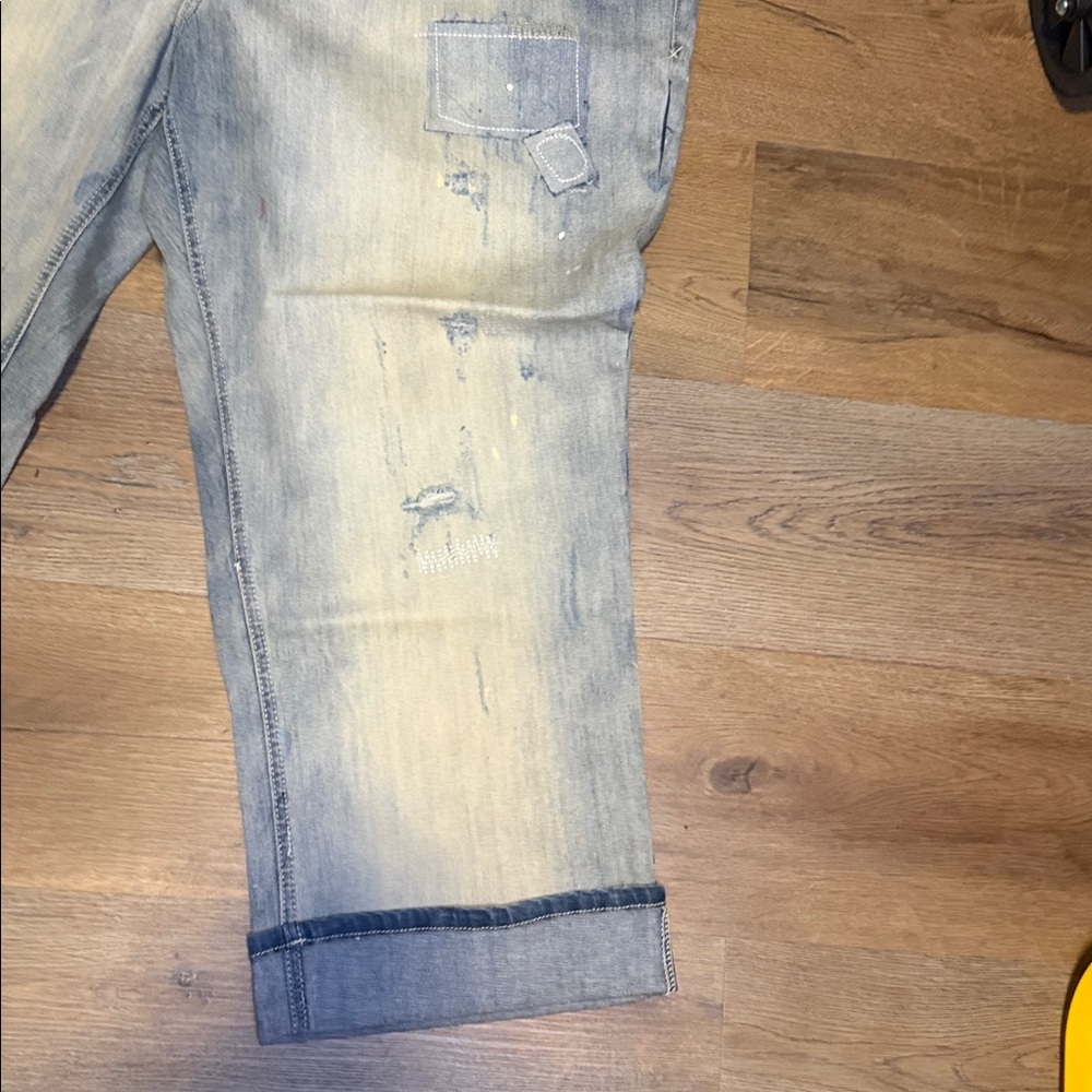 BRAND NEW LANE BRYANT Crop jeans with CUFFS - Picture 12 of 15